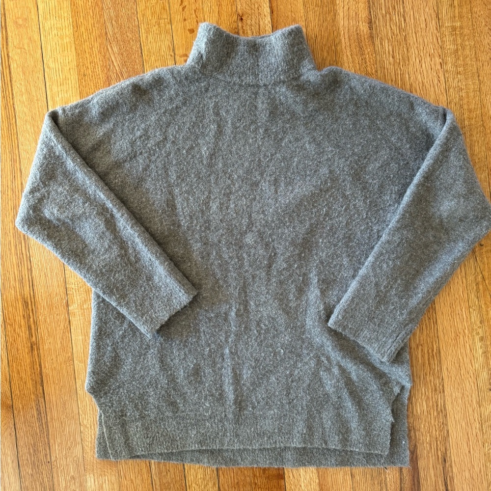 Abercrombie Oversized Boucle Turtleneck